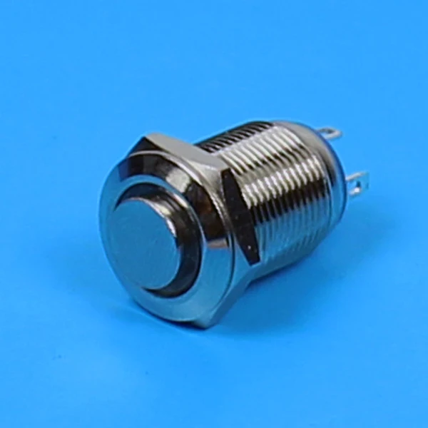 GQ12H 10E/J 12 мм LED 1NO самосброс металла Водонепроницаемая кнопка|button switch|switch switchbutton