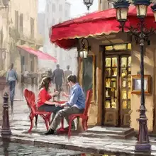 Раскраска по номерам пейзаж акриловая настенная Краска холст картины для спальни домашний декор Diy Цифровая краска ing модуль картина E748