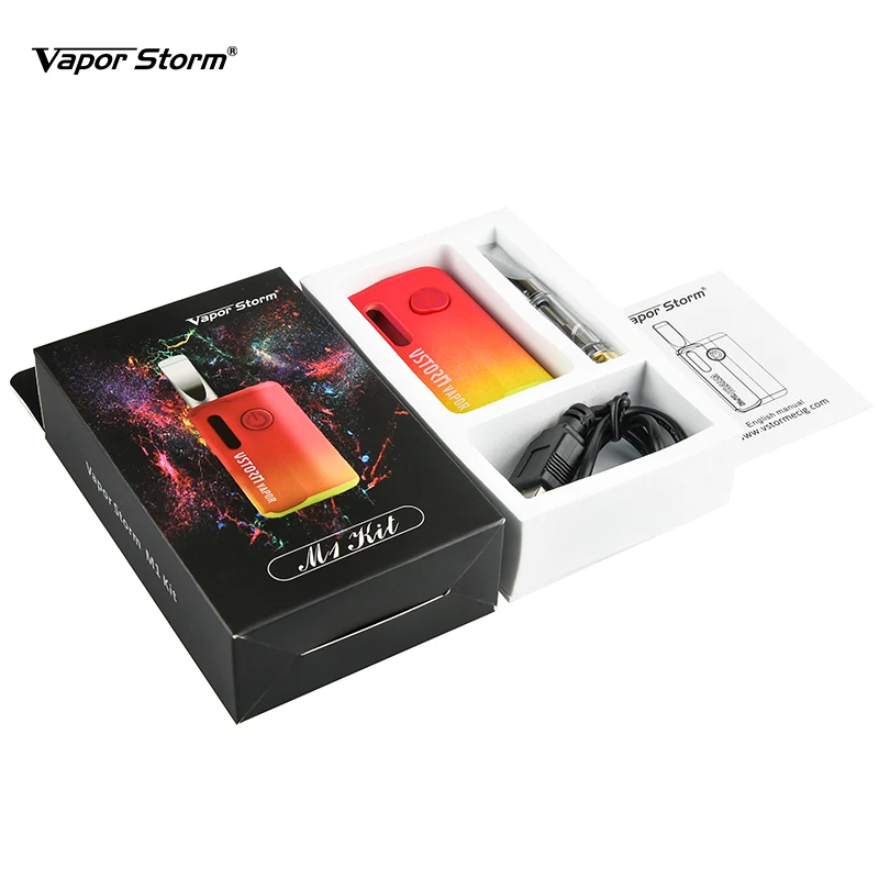 Vapor Storm CBD M1 VAPE 800 мАч чехол для сигарет мод 510 Магнитная нить 0,5 мл КБР масляная ручка распылитель электронная сигарета Vape ручка