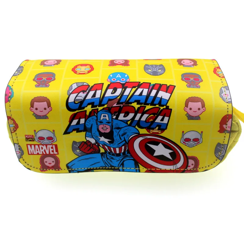 Новое поступление, чехол для карандашей с Бэтменом, сумка Капитан Америка/Супермен/Дэдпул/Звездные войны/чудо-женщина, косметичка, подарок - Цвет: CA-01