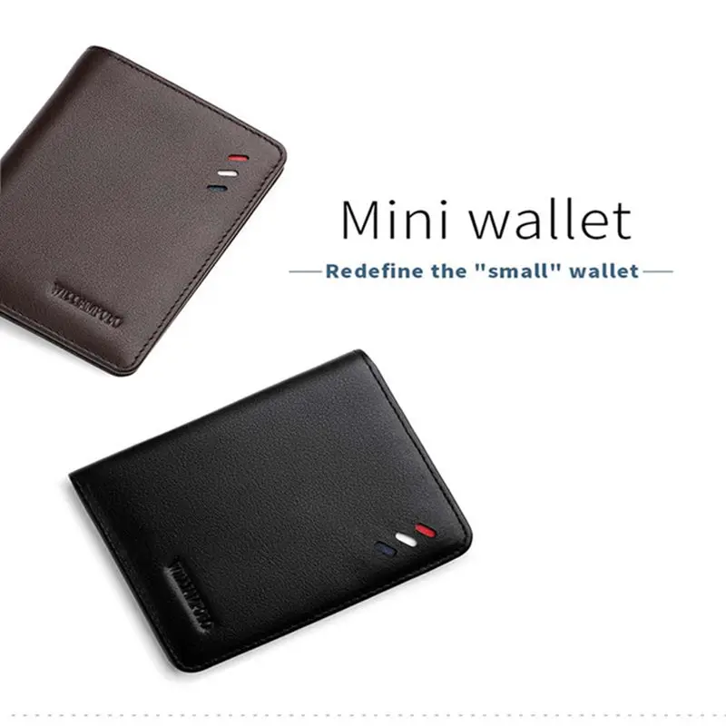 100% Genuine Leather Small Mini Ultra-thin Wallets men Compact wallet Handmade 100% Genuine Leather Small Mini Ultra-thin Wallets men Compact wallet Handmade