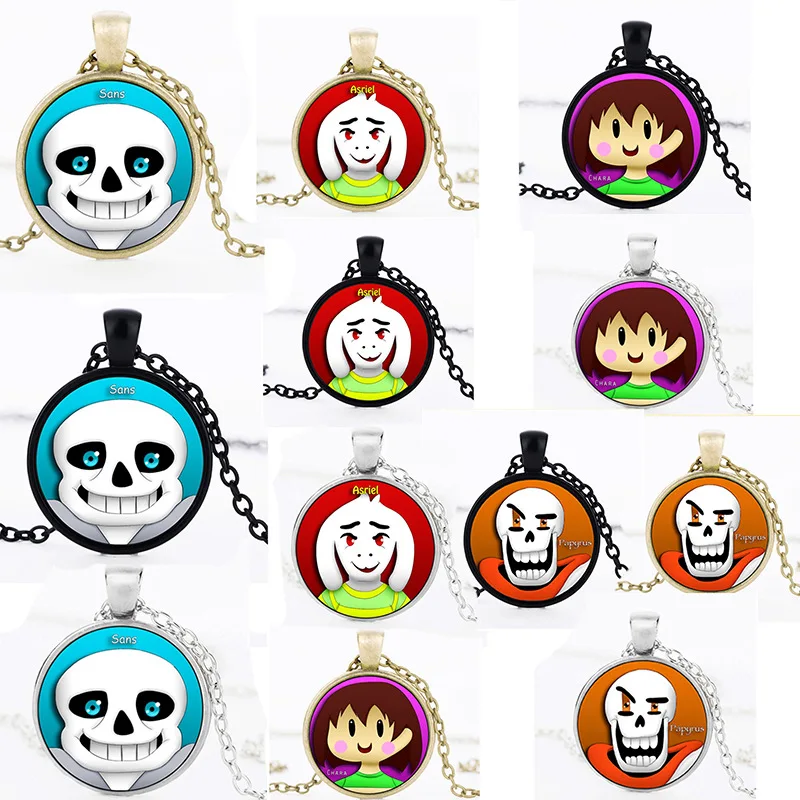 SamYeung много продажа 12 шт. Undertale звено цепи Цепочки и ожерелья дружбы Sans азриель
