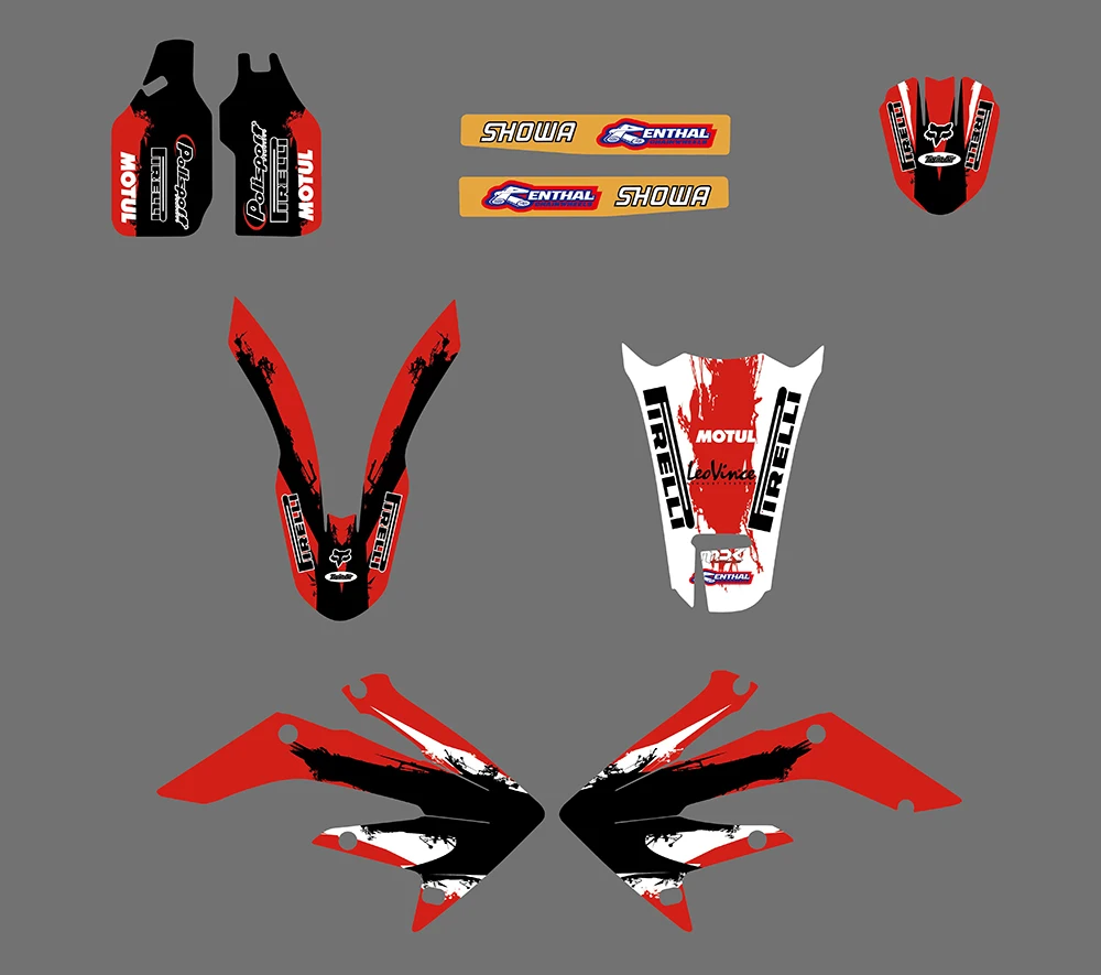 Набор стикеров для Honda CRF250X 2004 2005 2006 2007 2008 2009 2010 2011 2012 CRF 250 X 250X|sticker kit|crf 250xcrf |