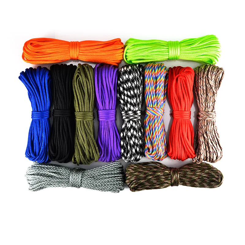 15 m Paracord في 550 المظلة الحبل الحبل خيمة حبل المشي التخييم Paracord 4 مللي متر بقاء سوار حبل أداة خارجية 15 m Paracord في 550 المظلة الحبل الحبل خيمة حبل المشي التخييم Paracord 4 مللي متر بقاء سوار حبل أداة خارجية