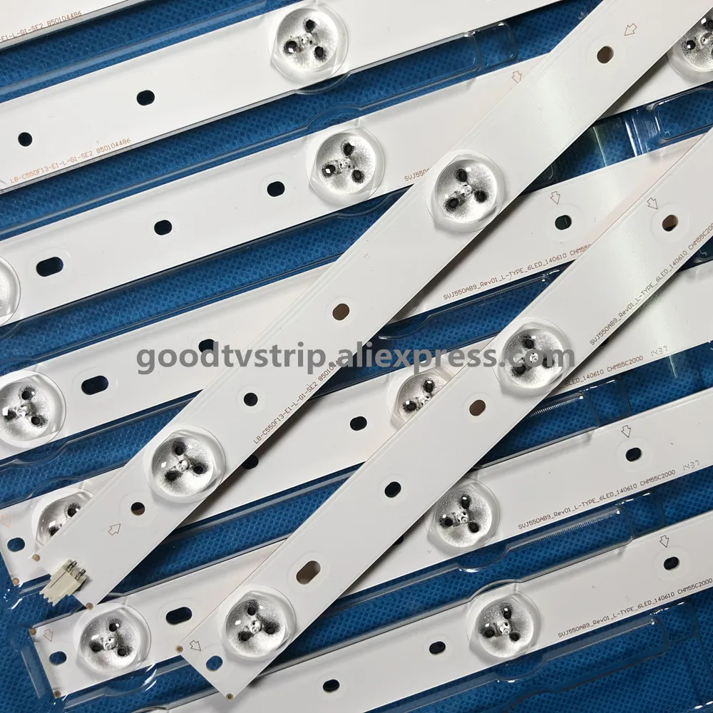 Светодиодный полосы для 55D3000/D2000 55U3 SVJ550AD6 REV03 11 светодиодный R/L LB C550F14 E4 G1 SE1/2 LB55061 KH