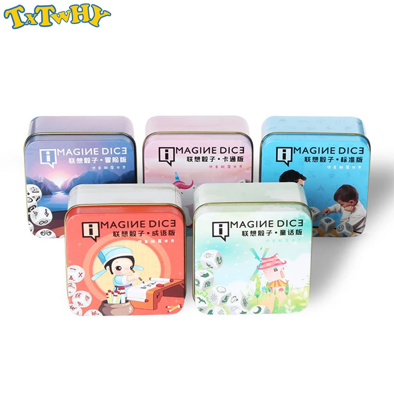 

Neo Story Dice Cube game Telling a story Magic Cubes Dice for Family/Party/Friends Fun Party Board games Card For Children Gift