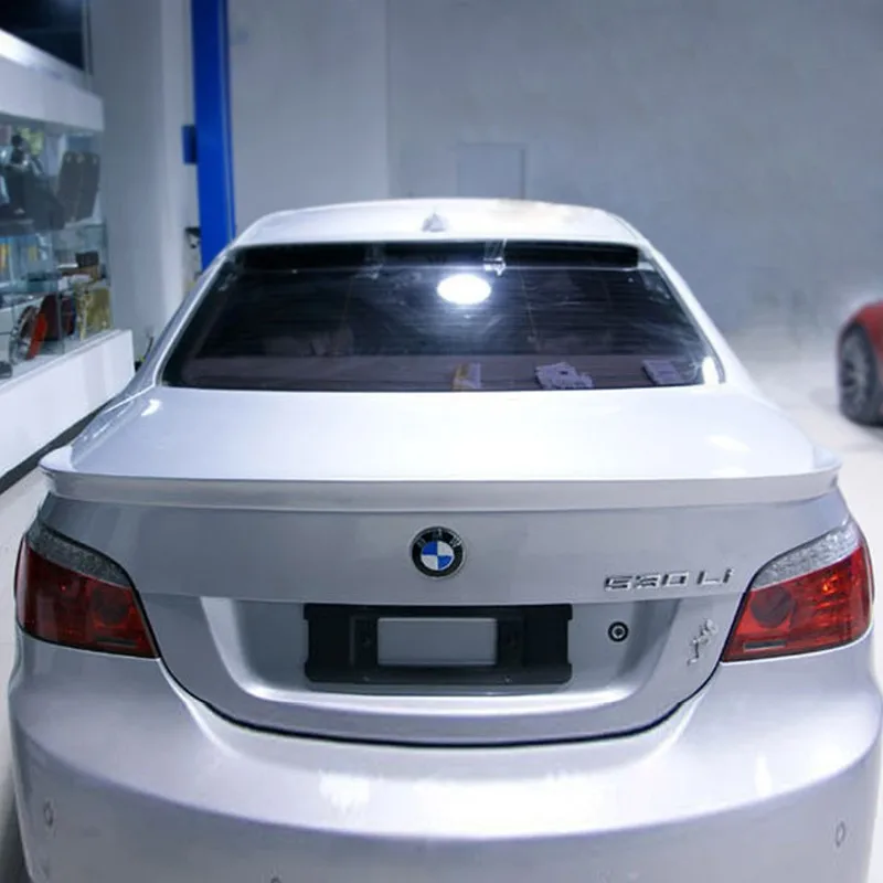 E60 пу праймер автомобильный Стайлинг задний багажник спойлер крыло для BMW 2005-2011 HM Стиль