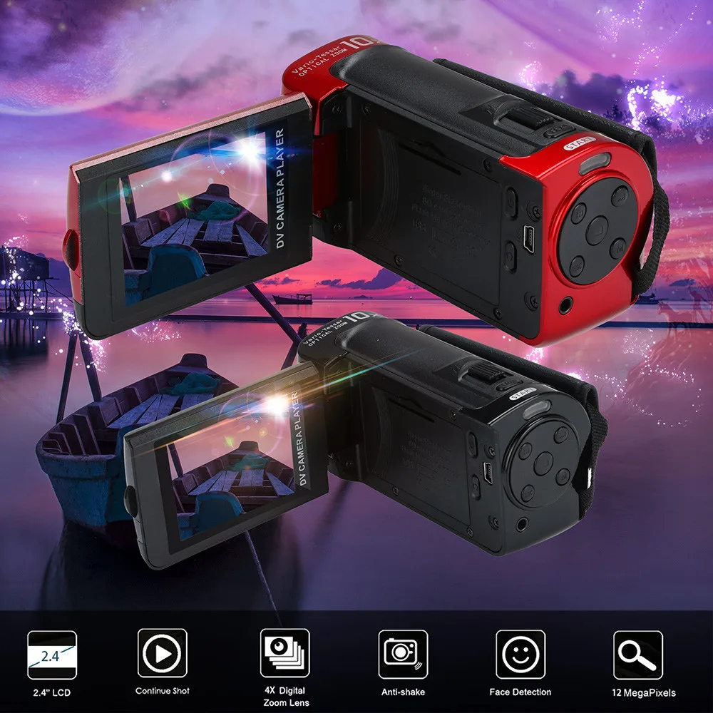 

Video Camcorder HD 1080P Handheld Digital Camera 16X Digital Zoom 20A Drop Shipping