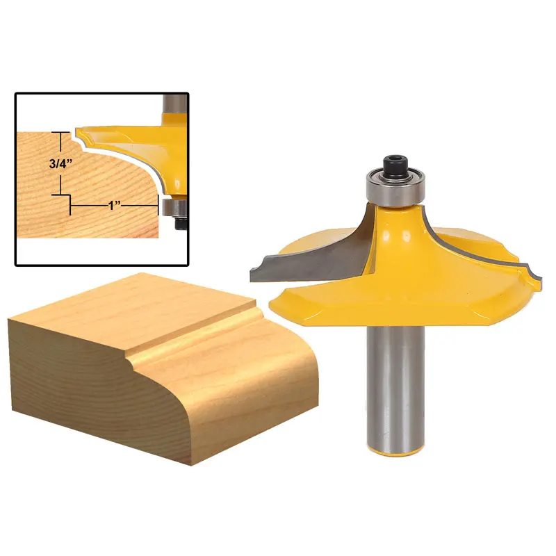 1 قطع المصغرة مع الخرزة حافة الطاولة راوتر بت 1/2 \