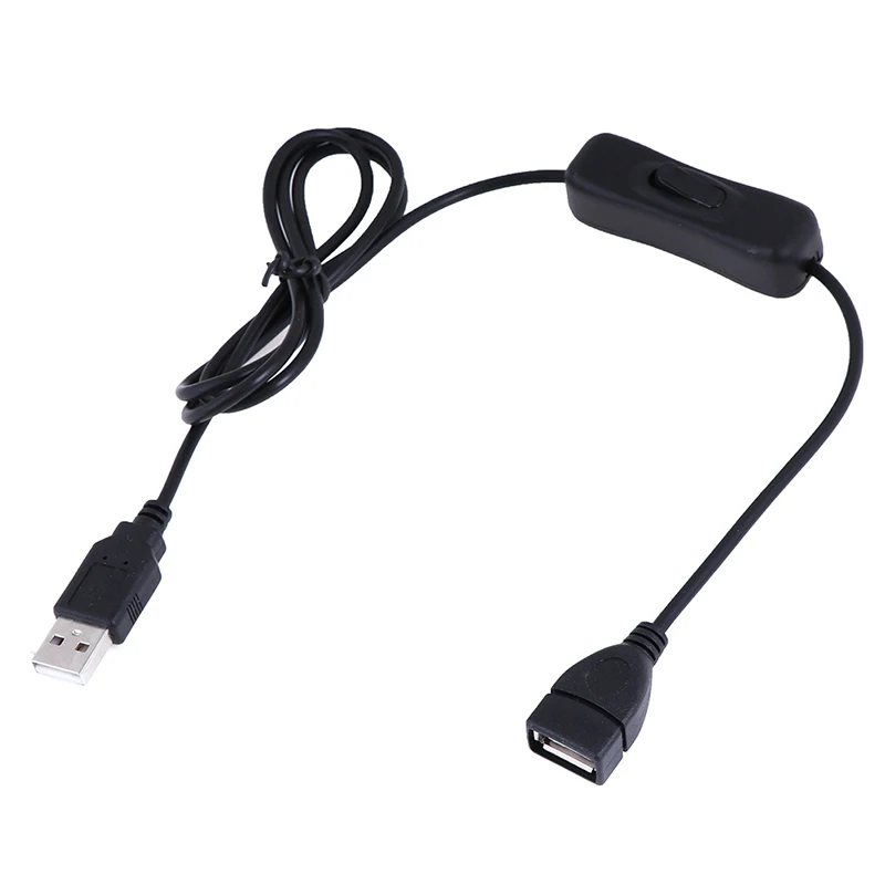 USB кабель мужской и женский переключатель ВКЛ ВЫКЛ тумблер Светодиодная лампа