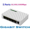 Mini conmutador de red de escritorio de 5 puertos, 1000 Mbps, Fast Gigabit RJ45, Ethernet, adaptador de concentrador de conmutación LAN, intercambio completo y doble ► Foto 2/6