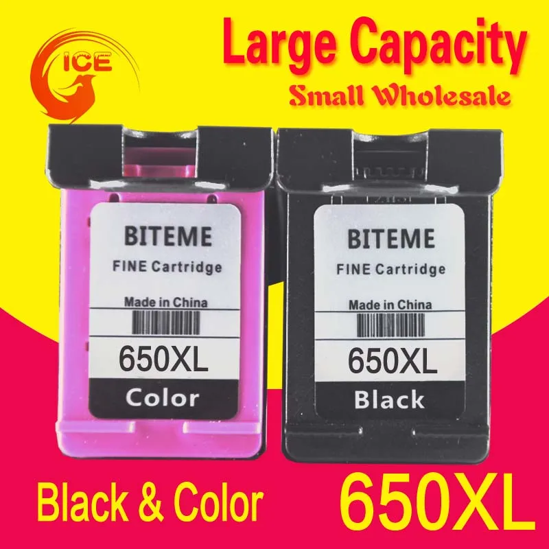 

650 650XL Black Cartridge for HP 650 650XL Ink For HP Deskjet 1015 1515 2515 2545 2645 3515 4645 Printer Cartridge Ink IP650