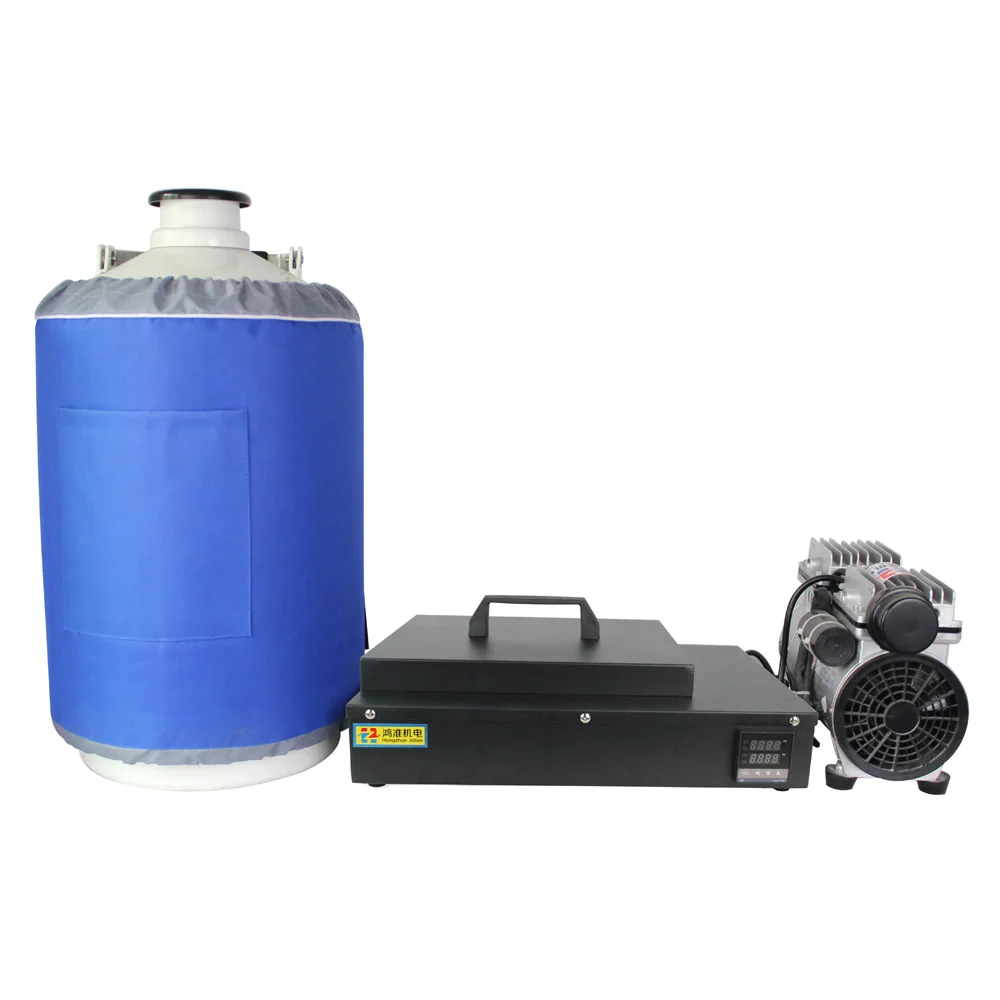  Liquid Nitrogen Freezing LCD Touch Screen Separating Machine 2 in 1 Pack With Vacuunm Pump And Nitr