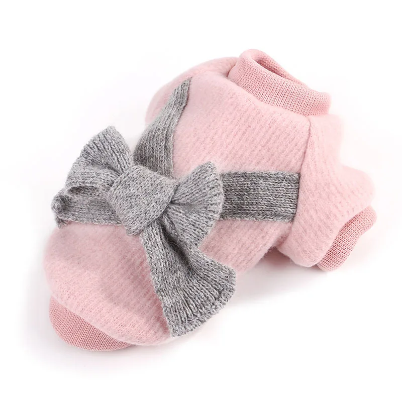 

Puppy Dog Clothes Soft and Comfortable Small Dog Hoodies Sweatshirt Fashion Bowtie Pet Costume for Chihuahua Yorkshire XS - XL