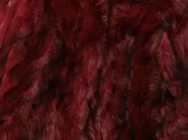 Harppihop осенний женский жилет из натурального кроличьего меха с капюшоном, зимний женский меховой жилет, верхняя одежда, пальто - Цвет: wine