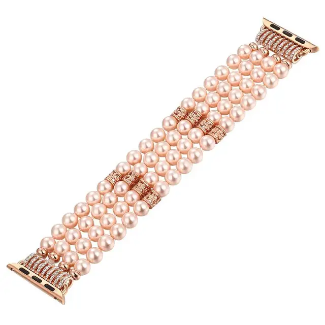 Watch Band for Apple Watch 42mm, Fashion Handmade Beaded Elastic
