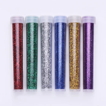 

Nail Glitter Powder Shimmer Pigment Dust Purple Silver Mixed Colors Ultra-thin DIY Nail Art Design Decorations for Gel Polish