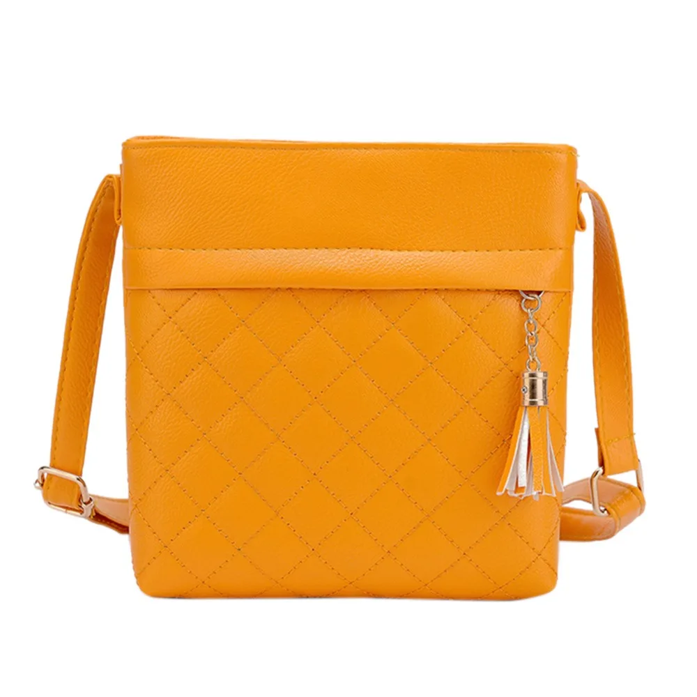 Mini Tassel Bag Messenger Bags Lattice Ladies Clutch Crossbody Bags Soft PU Leather Handbag Bags for Women 2019 Sac a Main Femme