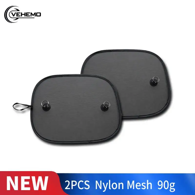 

2pcs Black Mesh Car Window Sunshade Sun Car Visor UV Protection Curtain Car Shade 20 * 20 * 5cm