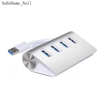 

Universal Aluminum 4 Port USB 3.0 Hub High Super Speed Adapter Cable For PC Laptop Computer Notebook