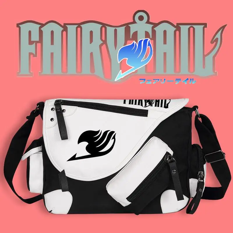

High-Q Unisex Fairy Tail Natsu Lucy Luminous Handbags Shoulder Crossbody Bags