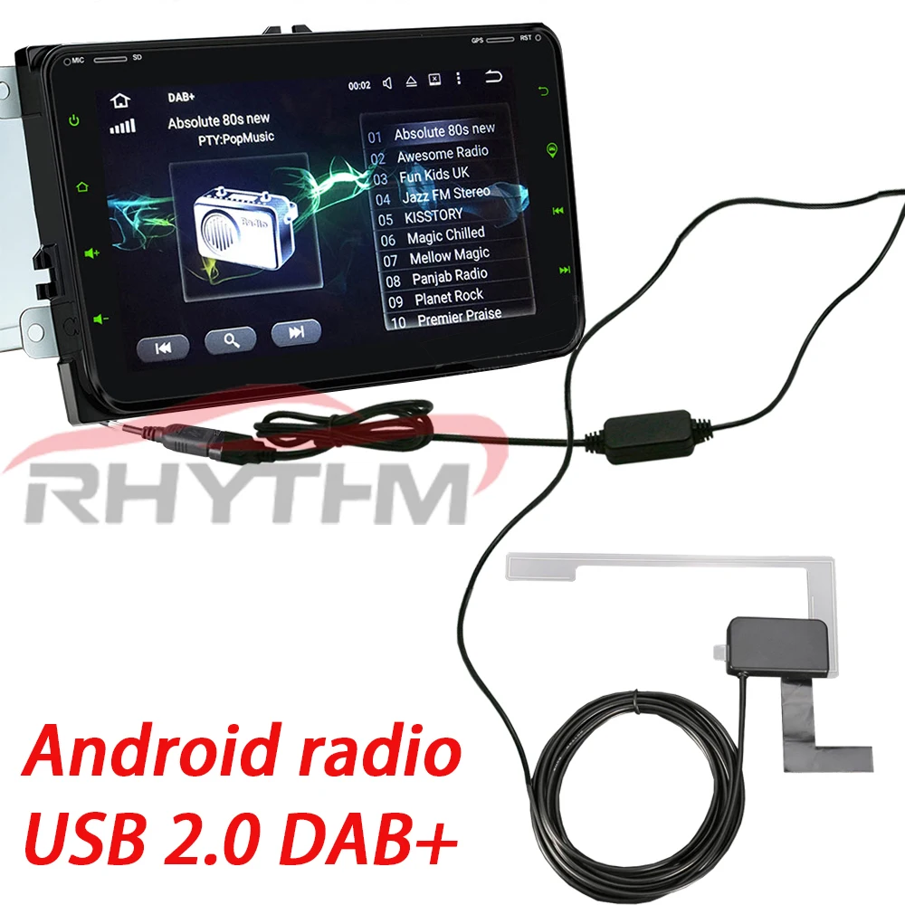 USB DAB радио тюнер приемник флешка для Android 2 din автомобильное DVD плеер цифровой