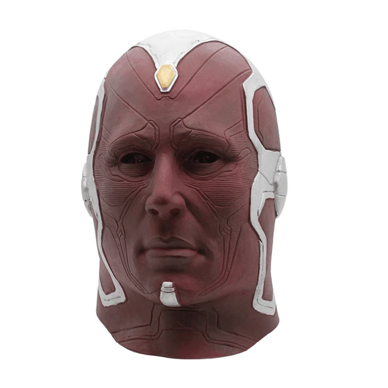 The Avengers Human Torch Vision Latex Mask Cosplay Halloween Party
