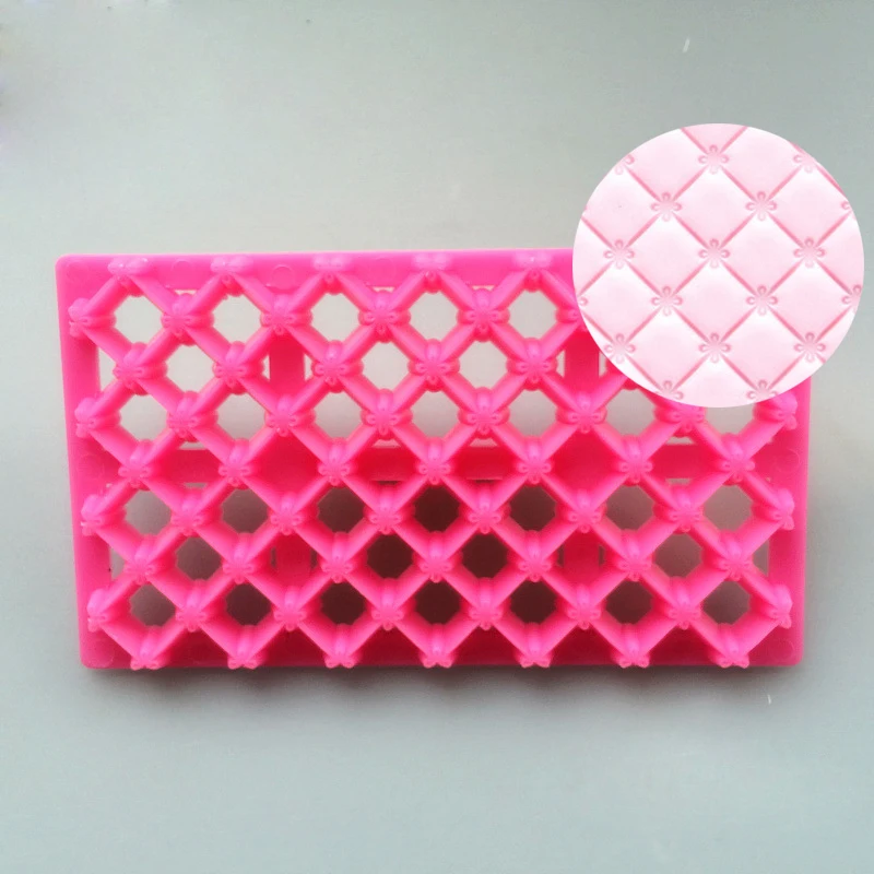 

Tie Petal Quilt Fondant Square Cutter Embosser Lattice Cake Decoration Cupcake Embossing Cookie Stamps Tools
