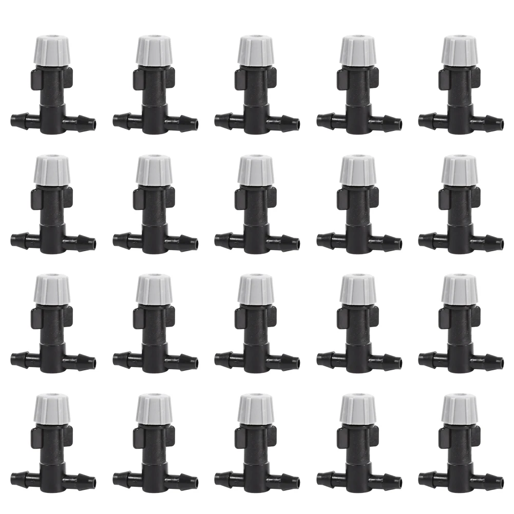 20Pcs Garden Sprinkler Irrigation Misting Watering Nozzle Spray Tee Joints