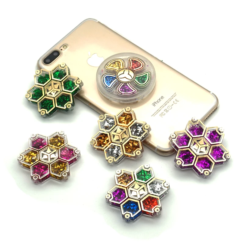 Portefeuille-Fidget-Spinner-Quicksand-Focus-Anxiety-Relief-Toys-Holder-Stand-For-iPhone-7-Plus-Samsung-Mobile-Phone-Accessories-1 (3)