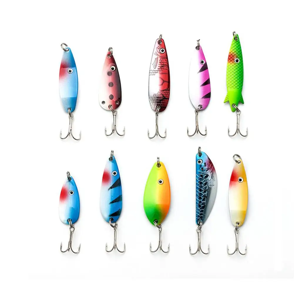 30pcs Trout Spoon Metal Mixed Color 5-6cm Fishing Lures 5-8g Spinner Baits Bass Tackle Hook 6cm 30pcs Trout Spoon Metal Mixed Color 5-6cm Fishing Lures 5-8g Spinner Baits Bass Tackle Hook 6cm