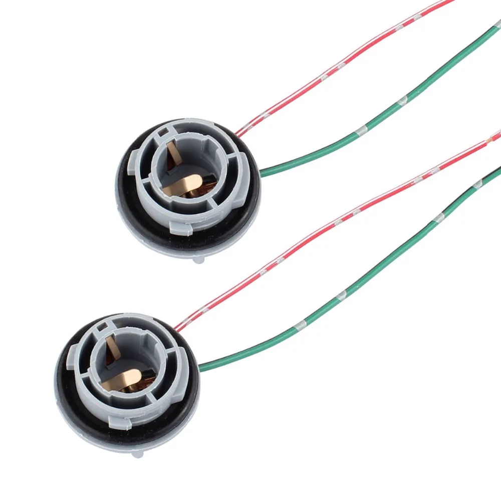 2pcs 1156 BA15S Sockets for Automotive Brake/Cornering/Turn Signal/Tail
