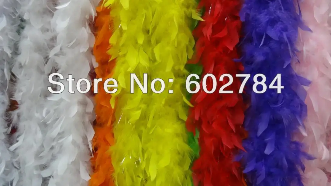 

Free Shipping 10pcs/lot Assorted color Fluffy Wedding chicken Marabou feather Strip Turkey feather Boa scraf 2yards per piece