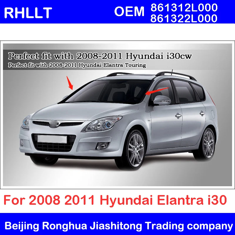 Боковая защита от ветра литье 2 шт для Hyundai Elantra i30 2008 2011 OEM 861312L000 861322L000|Зеркала и