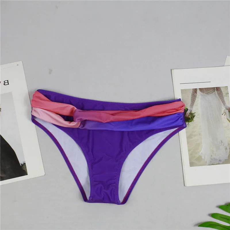 Женский купальный костюм из двух частей с пуш-ап, женский купальник бикини, Раздельный сексуальный Бразильский купальный костюм