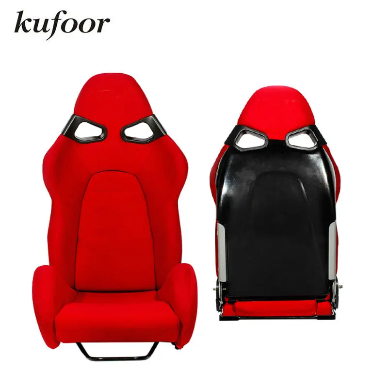 Kufoor 2017 Best Selling FIA Approval Cuga Adjustable Fiberglass Red