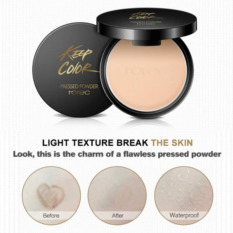 1PC Professional Brand Pressed Mineral Powder Cosmetics Long Lasting Brightening Whitening Contouring Makeup Face Powder Palette