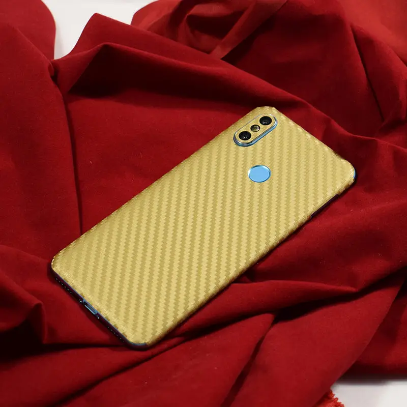 Phone Back Cover Film For Xiami Mi A2 6X LeatherCarbon Fiber Wood Skins Protective Paste Stickers For Xiaomi A2  MiA2 6X 5 (10)
