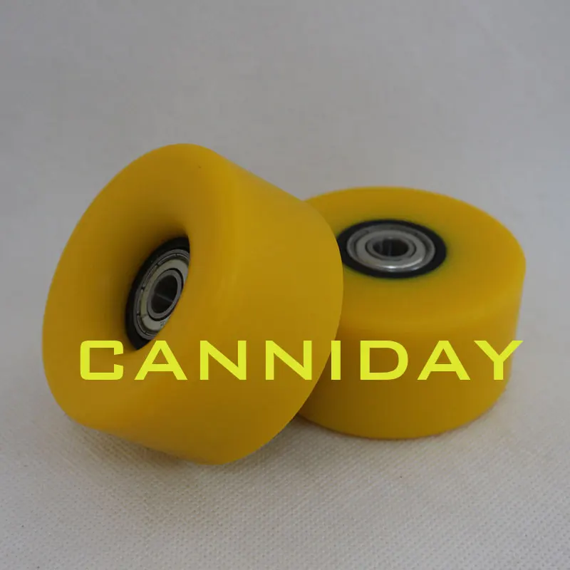 Free shipping! 8PCS high quality Double skate wheels/ double wheel