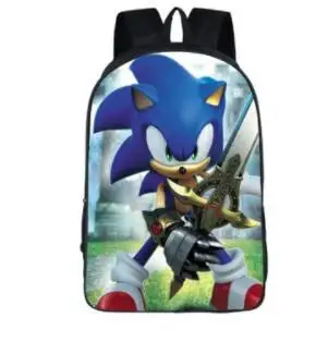 Sonic Boom детские школьные рюкзаки для девочек портфель мальчика аниме подростковый
