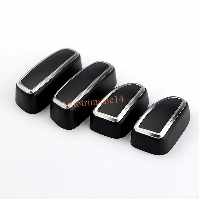 ABS 4pcs font b car b font Seat Adjust handle Button Cover Trim For Land Rover
