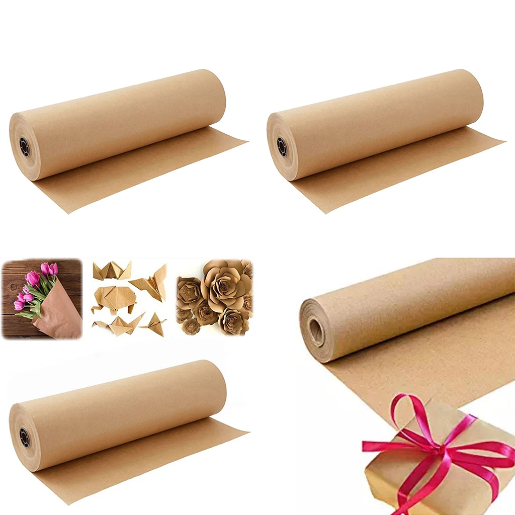 brown kraft paper roll