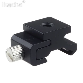 

Camera Metal Cold Shoe Hot Shoe Flash Bracket Mount Adapter With 1/4 Tripod Screw To Light Stand Tripod Camera Accessories