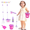 Kids Toys Baby Play Housekeeping Toys Mini Simulation Mop Broom Bucket Swab Kids Role Playing Pretend Play Educational Toy 1