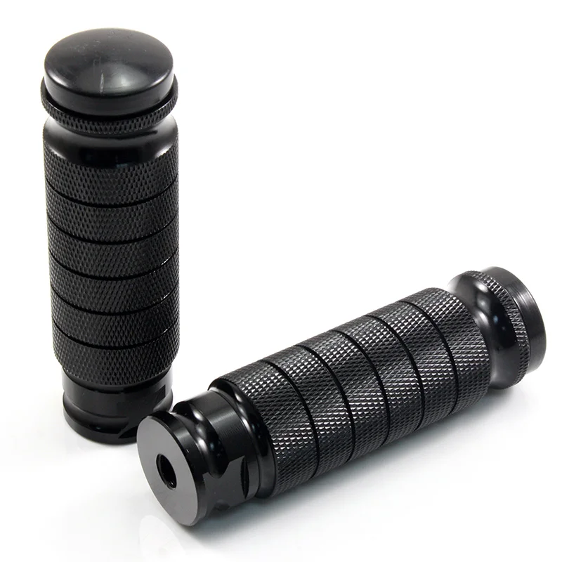 8mm Universal CNC Aluminum Motorcycle Foot Rests Foot Pegs Pedals Rear