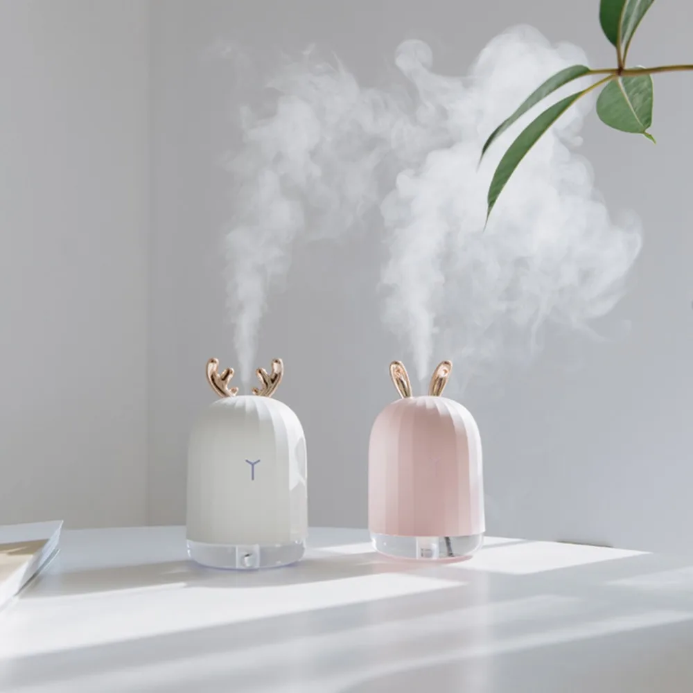 

Cute Deer Mini 220ml Air Humidifier Kit USB Aroma Essential Oil Diffuser