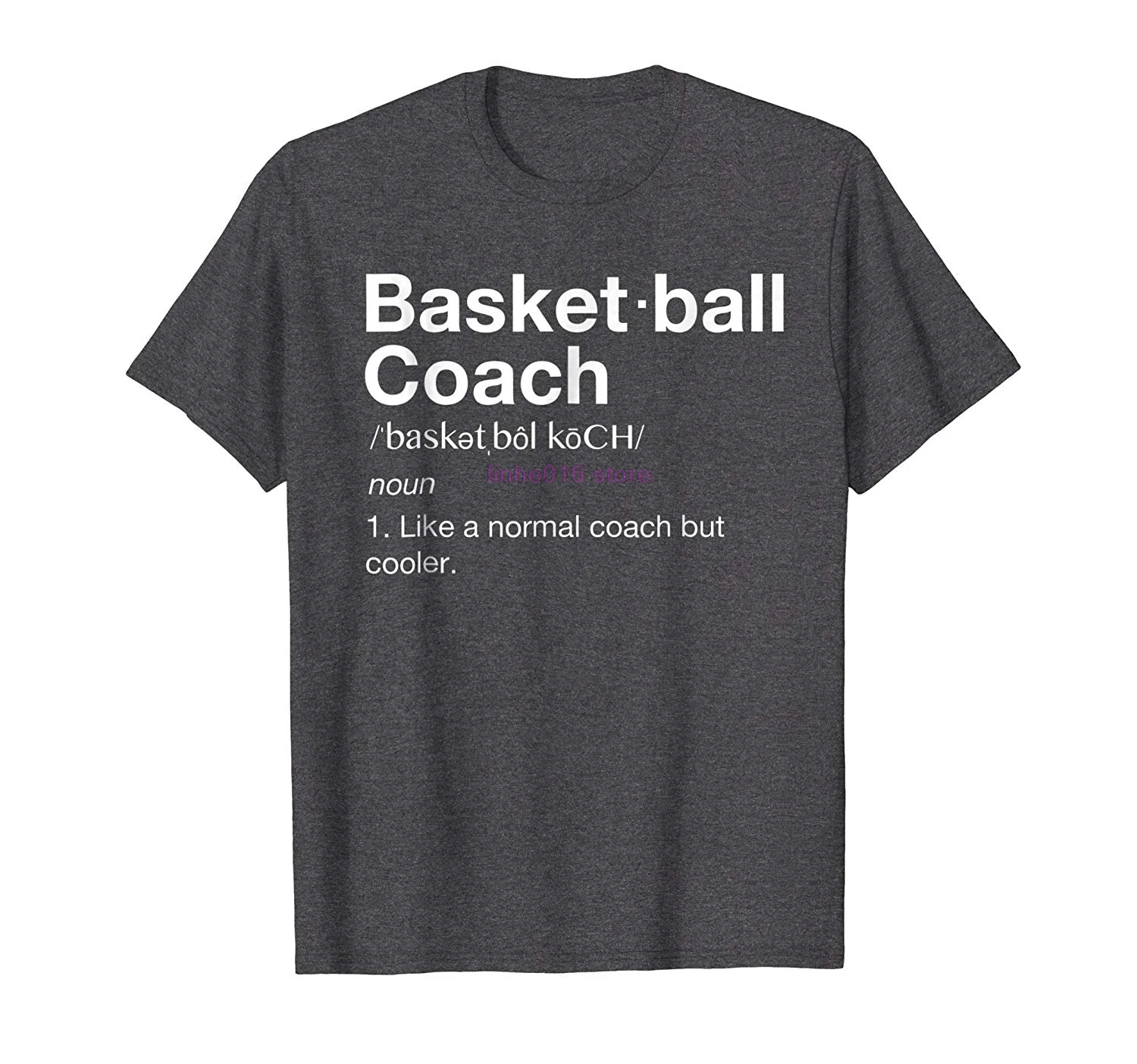 

GILDAN brand men shirt Basketball Coach TShirt Gift Funny Basketball Definition Tee