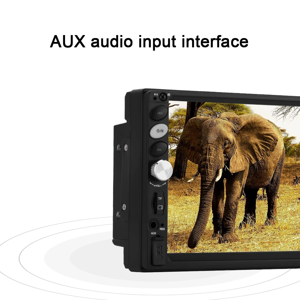 Хорошее качество 7 в подголовник автомобиля установлен Bluetooth lcd сенсорный экран Diplay стерео MP5 плеер
