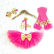 Пользовательские снежинки первый день рождения боди для новорожденного, для младенца торт разбивают пачка Комбинезоны леггинсы комплекты одежды детские Душ вечерние сувениры