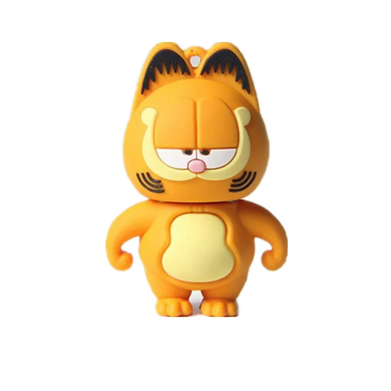 Новая мультяшная Флешка Animado Garfield, Usb флеш-накопитель, флеш-карта памяти, u-диск, прекрасная флешка, 32 ГБ, 16 ГБ, 64 ГБ, 128 ГБ, 4 Гб, флеш-накопитель - Цвет: Usb 2.0